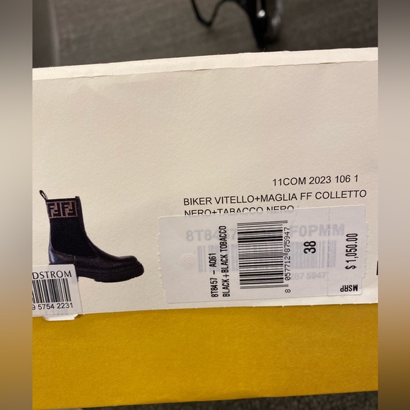 FENDI Domino Chunky Boot NWT - Picture 4 of 5